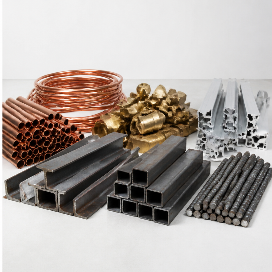 Sortierte Metalle beim Schrottankauf Bergkamen