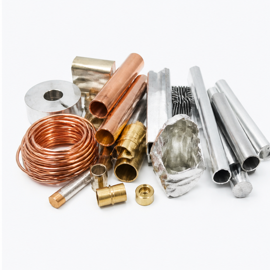 Sortierte Metalle beim Schrottankauf Düren