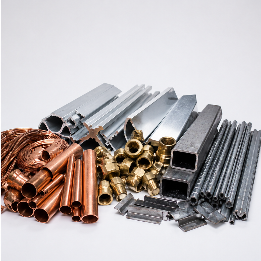 Sortierte Metalle beim Schrottankauf Lünen