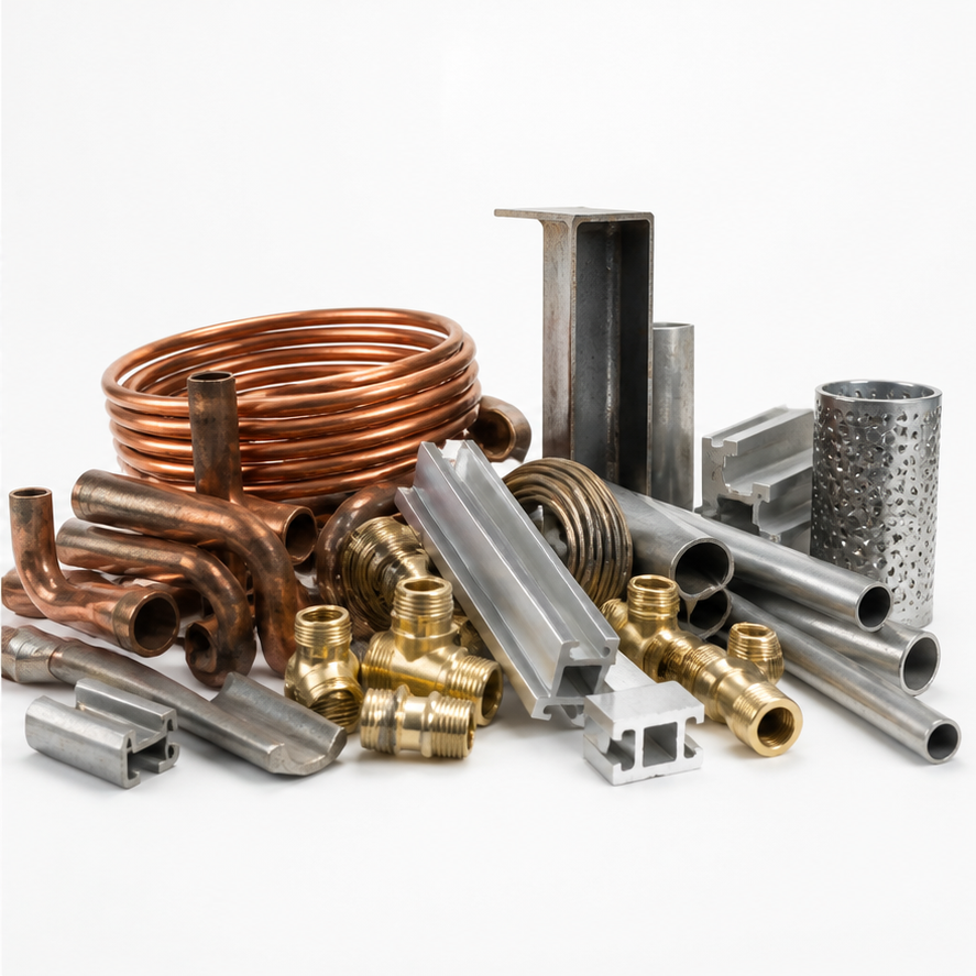 Sortierte Metalle beim Schrottankauf Moers