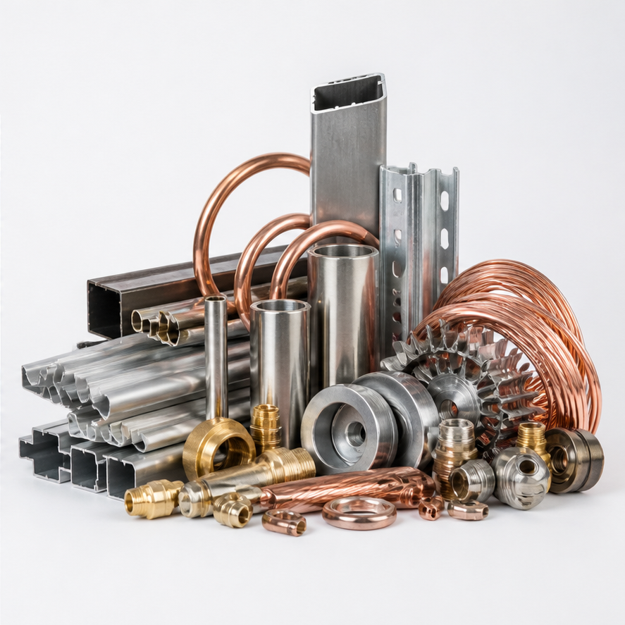 Sortierte Metalle beim Schrottankauf Ratingen