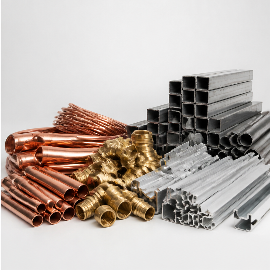 Sortierte Metalle beim Schrottankauf Remscheid